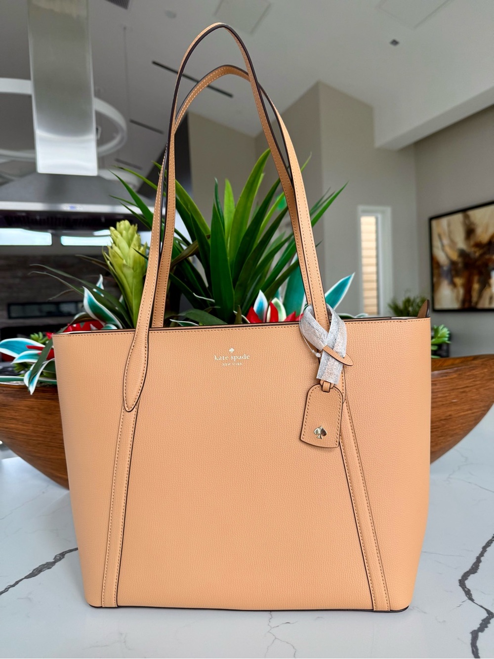 New Kate Spade Cara Tiramisu Large Tote